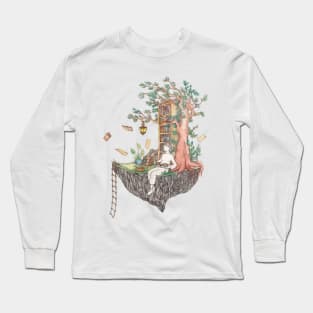 Library Island Long Sleeve T-Shirt